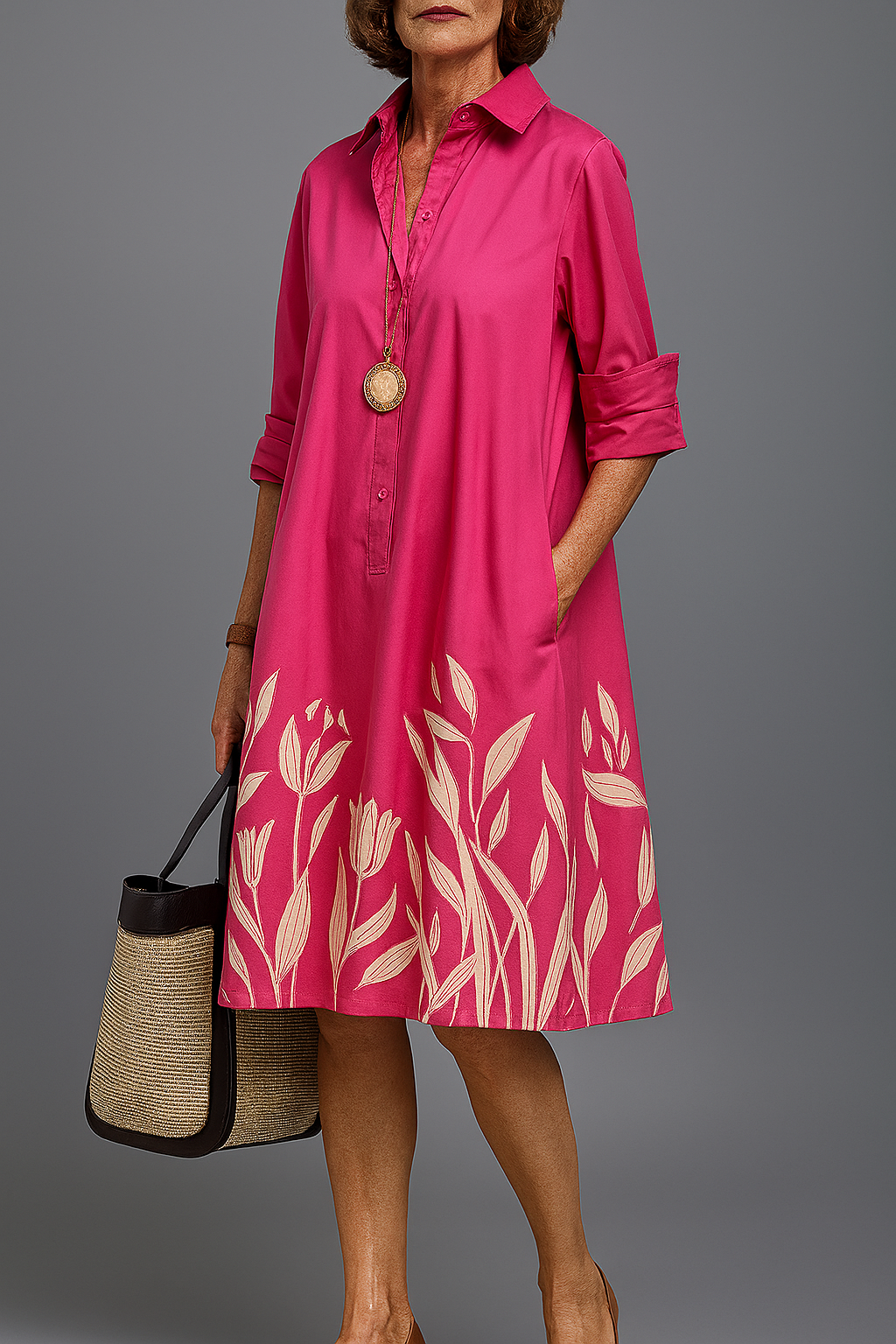 Grace - vestido midi elegante para mujer